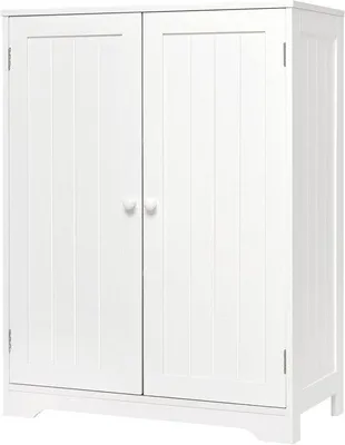 Obrázek produktu pro Skříňka do koupelny – Komoda – Úložný prostor – Vlhkodílný design – 60 x 30 x 80 cm – Bílá