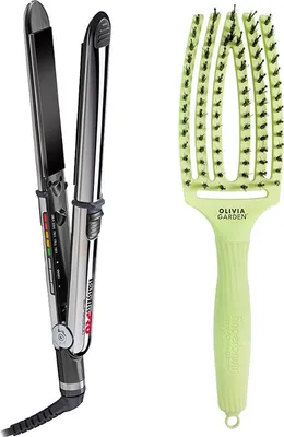 Zdjęcie produktu dla BaByliss PRO Elipsis 3100 24mm BAB3100EPE + szczotka do włosów Olivia Garden Tropical Lime