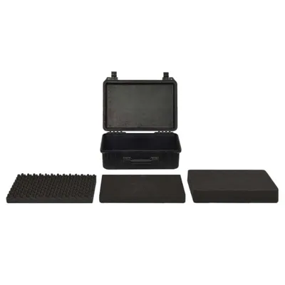 Produktbild von vidaXL Flugkoffer Tragbar Schwarz 47x36x18 cm PP