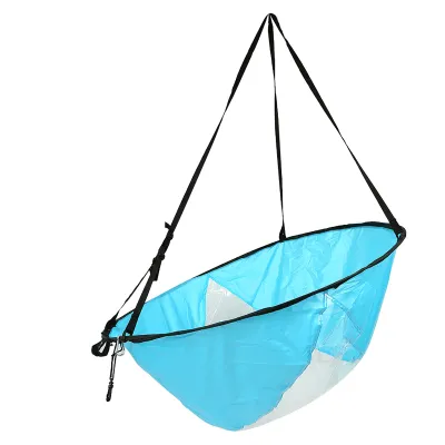 Obrázek produktu pro 108 cm dlouhý faltbarer Kajak -Abdrücke Segel mit klarem Fenster und Aufbewahrungsbeutel (černý)