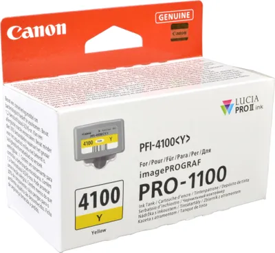 Productafbeelding van Canon 6780C001 Canon PFI-4100 Y  gelb Druckerpatrone