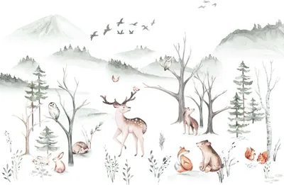 Obrázek produktu pro Fototapeta vliesová IAX8-0034 Cozy Woods 400x280 cm