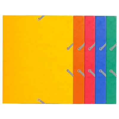 Obrázok produktu pre Exacompta 25x priečinok + elastický 3 chlopne kartón 24x19cm rôzny 55200E