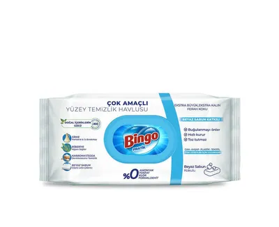 Produktbild von Bingo Multi-Purpose Cleaning Wipes – Extra Stark & Hygienisch