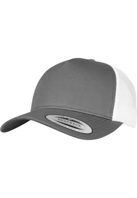 Produktbild von FLEXFIT 6506T | 5-Panel Retro Trucker 2-Tone Cap, Twill-Material - Farbe: Charcoal/White - Größe: One Size