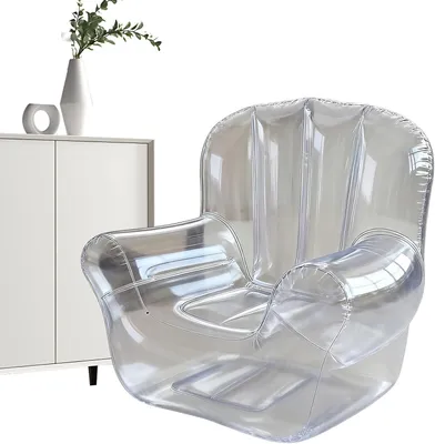 Produktbild von Fauteuil Gonflable,Meuble Gonflable Canapé Soufflé – Canapé Confortable Transparent Détente Jardin Balcon Piscine Extérieur Chambre