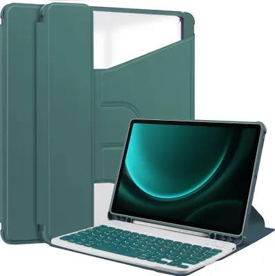 Produktbild von Schutzhülle für Samsung Galaxy Tab S9+ FE Plus 2023 SM-X810 SM-X816B SM-X818U 12.4 Zoll Slim Case Etui mit Standfunktion und Auto Sleep/Wake Funktion