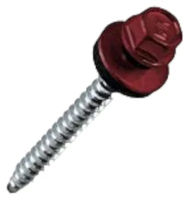 250 Stück Trapezblechschrauben Bohrschrauben 4,8 x 35mm Ral 3011 Braunrot