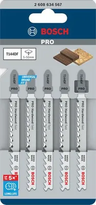Produktbild von PRO Hardwood fast T144DF Stichsägeblatt, 100 mm, 5-tlg.
