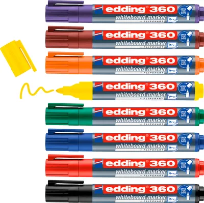 Produktbild von EDDING - VILTSTIFT EDDING 360 Whiteboard um 1,5-3 mm Arsch | Setzen Sie ein 8 -Stück