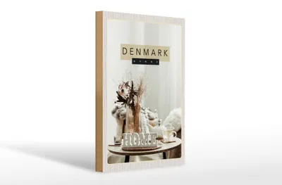 Produktbild von Holzschild Reise 20x30cm Dänemark Wohnungseinrichtung