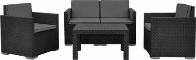 Obrázok produktu pre PROGARDEN Záhradný nábytok ratan MALIBU sada 4 ks + polstry KO-Y54400960