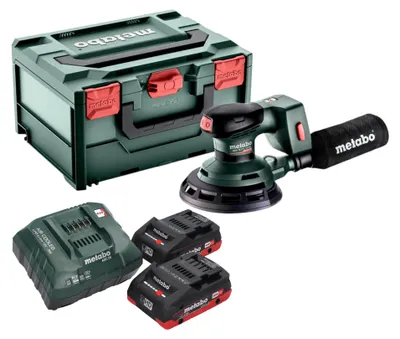 Zdjęcie produktu dla Akumulatorowa szlifierka mimośrodowa Metabo SXA 18 LTX 150 BL 18 V 150 mm bezszczotkowa + 2x akumulator LiHD 4,0 Ah + ładowarka + metaBOX