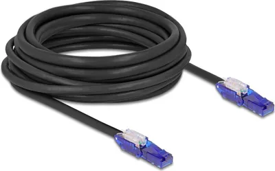 Image de DELOCK Netzwerkkabel Cat.6 UTP 180 Winkelbar Steckern 7,5M