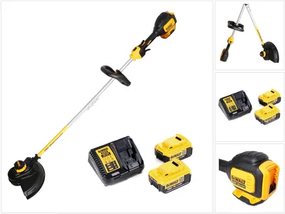 Zdjęcie produktu dla Akumulatorowa podkaszarka do trawy Dewalt DCM 561 PBS 18 V bezszczotkowa + 2x akumulator 4,0 Ah + ładowarka