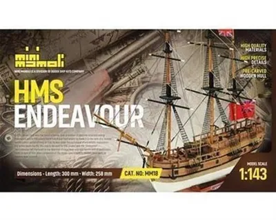 Obrázok produktu pre Krick HMS Endeavour kit 1:143 Mini Mamoli