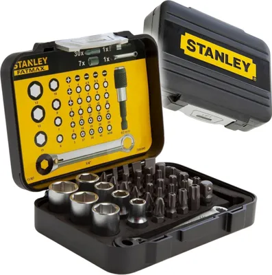 Zdjęcie produktu dla Stanley HTS Bithalter + Knarrenschluessel 39-tlg
