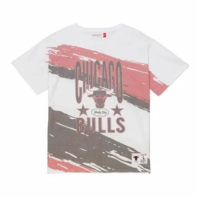 Immagine prodotto di Pánské tričko T-shirt Mitchell & Ness Chicago Bulls Paintbrush Sublimated Tee white - S