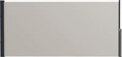 Produktbild von Ausziehbare Seitenmarkise 300 x 140cm Gartenmarkise Sichtschutzwand mit UV-Schutz Windschutz Metall Polyester Hellgrau