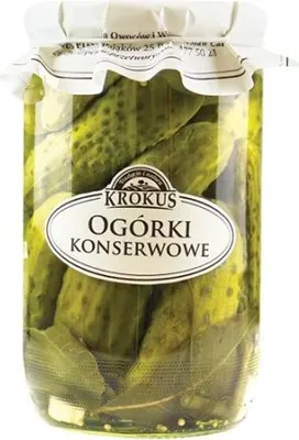 OGÓRKI KONSERWOWE 650 g (320 g) - KROKUS