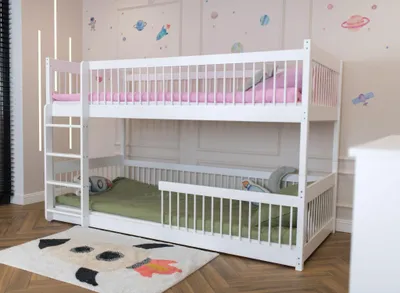 Obrázok produktu pre Detská poschodová posteľ 90x200 GLADYS - biela