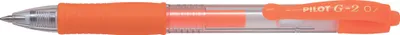 Produktbild von PILOT G2 Neon Gelschreiber – Gelstift, 0.32mm, nachfüllbar, Farbe Neonorange