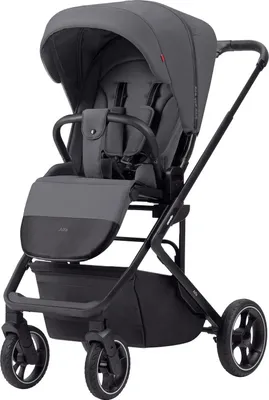 A studio shot of a stroller against a white background.