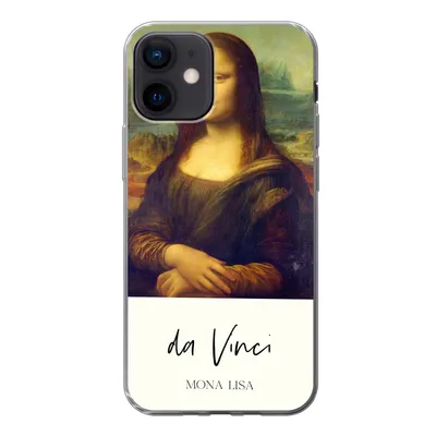Produktbild von MuchoWow® Handyhülle Schutzhülle Hülle für iPhone 12 Mona Lisa - Leonardo da Vinci - Alte Meister Silikon Softcase Handy Hülle - Schutzhülle
