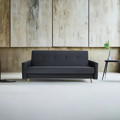 Produktbild von Ausziehbares 3-Sitzer-Sofa mit Stauraum – Elegantes Schlafsofa