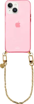 Produktbild von Dreamy Cord Hülle Pink - Short Cord  - Kompatibel mit iPhone 13