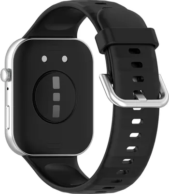 Obrázek produktu pro INF Silikonový řemínek pro Huawei Fit 4 - světle růžový, stříbrná spona Černá