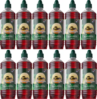 Produktbild von Moritz 12 Liter Lampenöl rot farbig für Öllampen Bambusfackeln Gartenfackel und Wandfackeln