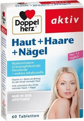 Produktbild von DOPPELHERZ Haut+Haare+Nägel Tabletten