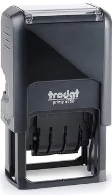 Produktbild von Trodat 4750 Selbstfärbestempel Text/Datumsstempel