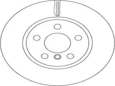 Produktbild von Bremsscheibe TRW DF6757
