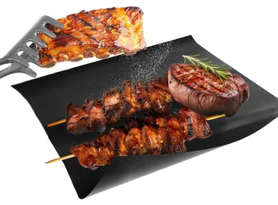 Zdjęcie produktu dla 6x mata nieprzywierająca do piekarnika na grill tacki do pieczenia komplet 6 szt.