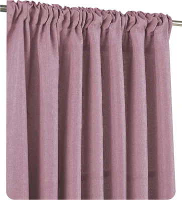 Produktbild von Vorhang Kräuselband 140x245 cm flieder blickdicht Struktur Leinenoptik uni Gardine
