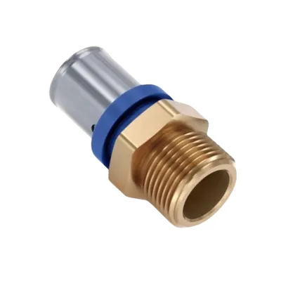 Produktbild von Pipelife PEX Klemmverschraubung 26x1" AG | Messing | Radopress System