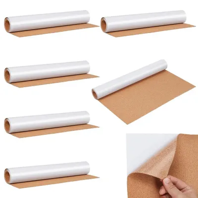Produktbild von 6 Rollen Selbstklebende Korkplatten für DIY und Wanddekoration