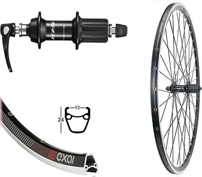 Produktbild von Rennrad Laufrad 36 Loch, 130mm, 10-11-fach, Shimano 105