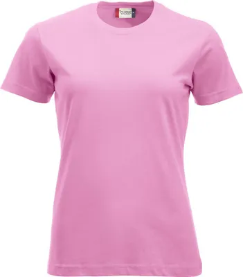 Produktbild von Damen T-Shirt Classic-T, moderner Schnitt, Rundstrick, doppeltes Kragenbündchen