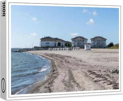 Produktbild von raxxa Premium-Puzzle "Am Strand Weiße Wick Boltenhagen 3", 1000 Teile