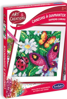Produktbild von Sentosphère Art & Creations Diamond Canvas Vlinder