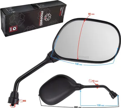 Zdjęcie produktu dla Lusterko do skutera 21 R+R 8 mm z homologacją