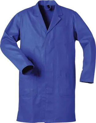 Produktbild von PIESPORT Arbeitskittel Kornblau Größe 48