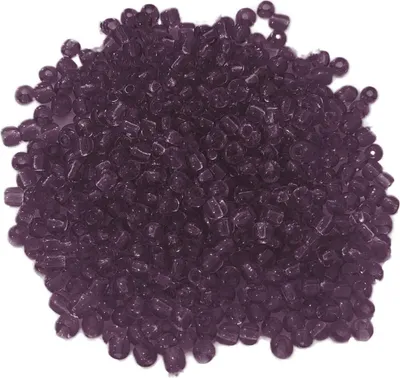 Obrázek produktu pro Glasperlen - Typ 'Rocailles' - 400 Stück - 4 mm - Lila dunkel