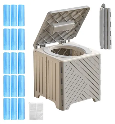Produktbild von Faltbarer Camping-Toilette mit Abwassertank