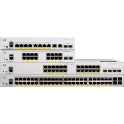 Produktbild von Cisco Catalyst C1000-48FP-4X-L, Managed, L2, Gigabit Ethernet (10/100/1000), Vollduplex, Power over Ethernet (PoE)