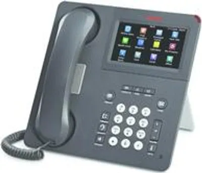 Produktbild von Avaya 9650C IP Deskphone, LCD, Holzkohle, H.323+ SIP
