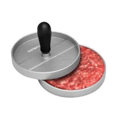 Produktbild von Selotus Hamburgerpresse Edelstahl mit 100 Trennpapieren – Burger Presse Antihaft für perfekte Burger Patties, BBQ & Grillzubehör